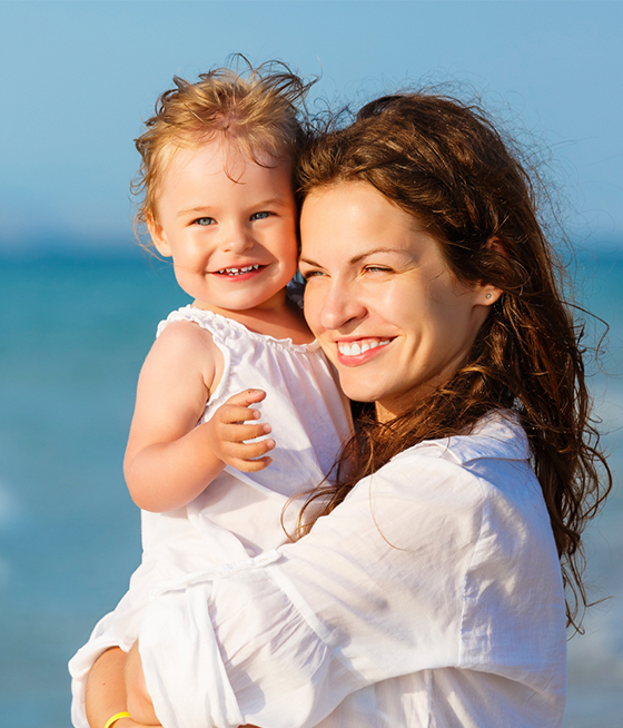 madre y niña