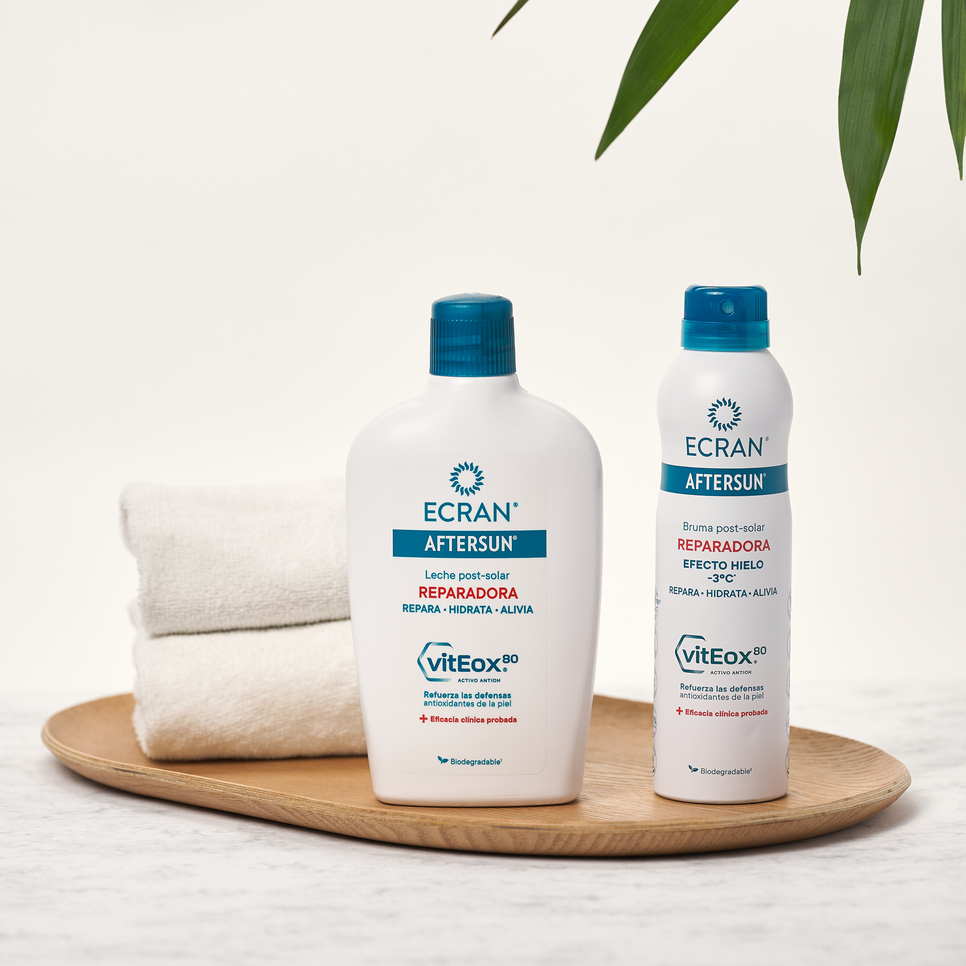 Beneficios de Ecran® Aftersun, el post solar líder del cuidado de la piel