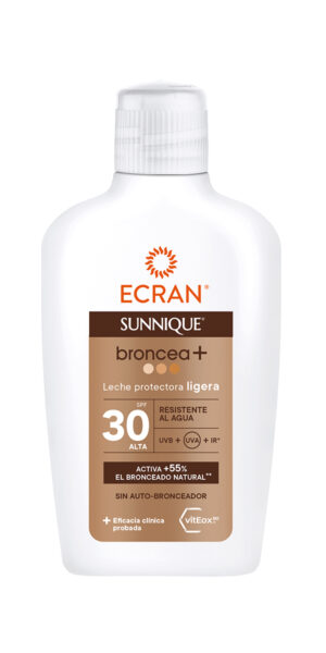 ECRAN SUNNIQUE LECHE LIGERA BRONCEA+ F30 200ML